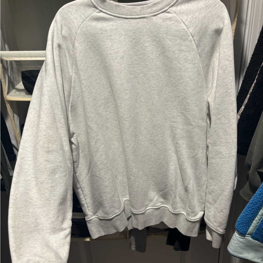Oversized grey crewneck